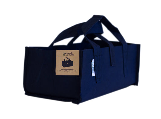 Navy Root Pouch Balcony With Handles