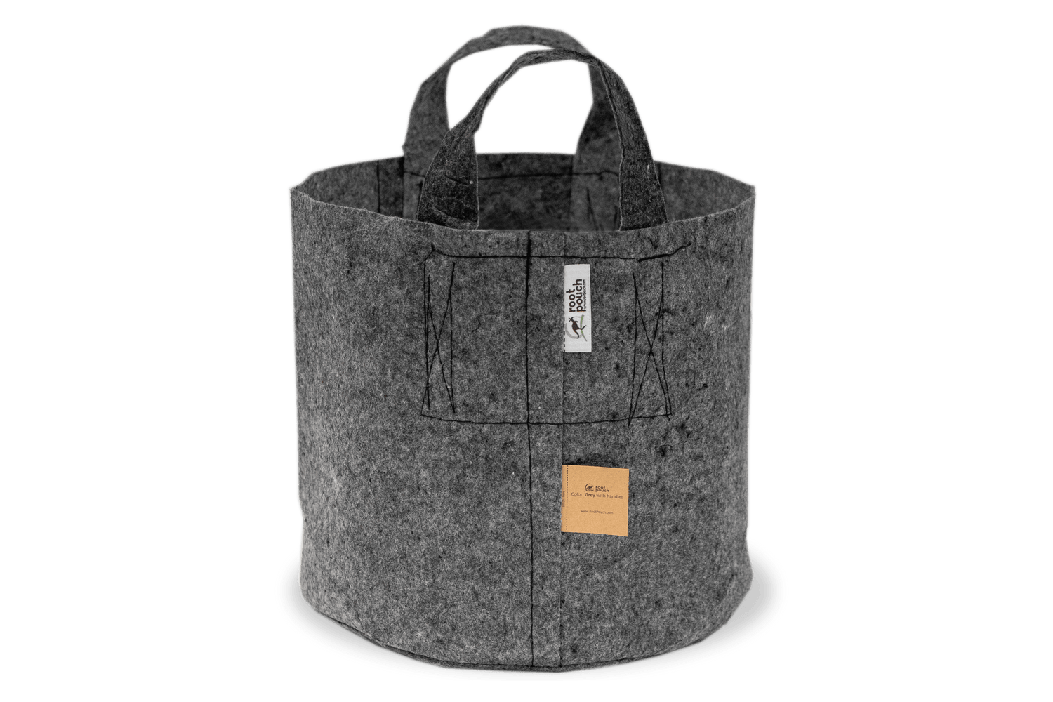 Root Pouch Grey With Handles